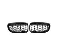 BIKKJBK Grille Calandre Avant Grilles De Pare-Chocs Noires pour Série 3 E90 E91 2009 - 2012, Couvercle De Grille De Ventilation D'entrée d'air De Véhicule