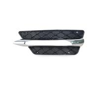 BIKKJBK Grille Calandre Avant Grilles Pare-Chocs Voiture Couverture Noire Phare Antibrouillard pour pour W204 pour C250 pour C350 pour Classe C 2012 - 2014 A2048851453