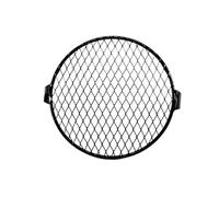 BIKKJBK Moto Cache Grille Phare Accessoires De Modification Rétro Universel 6,5 Pouces Moto Phare Couverture Lampe Grille Garde Maille Abat-jour Protecteur