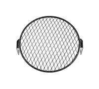 BIKKJBK Moto Cache Grille Phare Protecteur de phare moto universel vintage 6,5 pouces, couvercle lampe gril rétro pour Chopper
