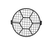 BIKKJBK Moto Cache Grille Phare Protecteur De Phare Moto Universel Vintage 7 Pouces, Couvercle Lampe Gril Rétro Pour Pour Chopper