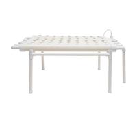 Biknltio Système de culture hydroponique à 54 trous, 1 couche blanche, 102 x 62 x 35 cm