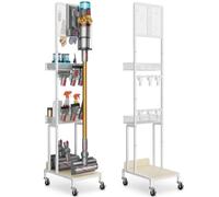 Bikoney Support Aspirateur pour Dyson Gen5 V15 V11 V8, Station Rangement | Support Aspirateur Grande Capacité, Station d'Accueil avec Rangements Accessoires pour Dyson Gen5 V15 V12 V11 V10 V8