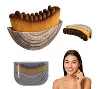 BIKPRST 1 Brosse Lymphatique Visage pour Drainage, Massage et Sculpture du Visage - Fibres Douces et Manche en Plastique