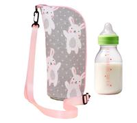 BIKPRST 1 Pcs Sac Isotherme pour Biberon, pour Poussette,Voyage en Plein AI, Chauffe-Biberon pour Bébé, Sac De Biberon Portable Hangable