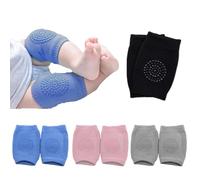BIKPRST Kit De 4 Genouillères Pour Bébé À Quatre Pattes - Antidérapantes, Elles Permettent Aux Enfants De Marcher À Quatre Pattes, Filles Et Garçons