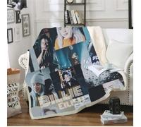 Bil-Lie Ei-li-sh Couverture super douce en polaire pour TV 100x150cm[535]