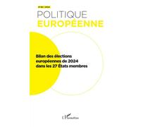 Bilan des élections européennes de 2024 dans les 27 États membres - Collectif - L'harmattan - broché - Revue