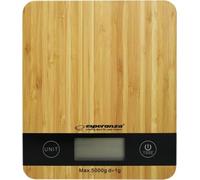 Bilancia da Cucina Elettronica Esperanza EKS005 con Piano in Bambù Rectangolare