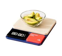 Bilancia Digitale da Cucina - Bilancia alimentare 0.1g di precisione, display LED multifunzione, pesatura stabile, design compatto e moderno | Strumento per preparazione pasti dolci pane carne caffè c