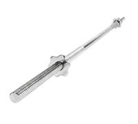 Barre droite chromée Longueur 180 cm avec fermeture à vis Diamètre 25 mm pour musculation