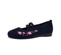 Bilarinas Chaussures Plates d'été Confortables pour Femme Barefoot sans Lacets Jolies Baskets Classiques élégents Mocassins Slip on mi-Saison Confortable Ballerines Respirantes Ballet Fête Marche