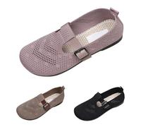 Bilarinas Chaussures plates d'été confortables pour femme Mocassins sans lacets Classique Chaussure Pretty Elegents Barefoot Slip on mi-saison Confortable Chaussures antidérapantes Ballet Fête