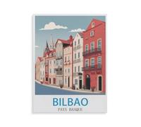 Bilbao (Pays Basque)，Puzzle pour Adultes 1000 Pièces en Papier Puzzles Jeu Cadeau Accueil Décoratif Mots Croisés（50x70cm）-GQ42