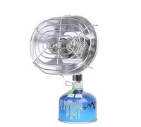 Bilbear Chauffage au gaz à double tête réglable - Chauffage de camping - Chauffage de terrasse portable - Chauffage d'extérieur pour la pêche, la chasse, la randonnée