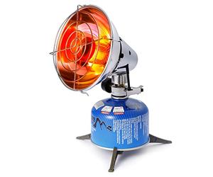 Bilbear Chauffage de gaz portable Mini Chauffeur De Camping Tente Réchauffeur extérieur Convection pour la pêche à la randonnée hivernale