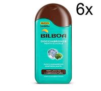 Bilboa Abbronzante DocciaBronze Lot de 6 flacons de douche glacée à la menthe 250 ml
