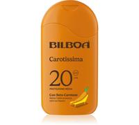 Bilboa Carotissima Crema lait solaire au bêta-carotène SPF 20 200 ml