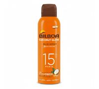 Bilboa Coconut Glow Huile Spray Soleil SPF 15, Illumination À L’Huile De Coco