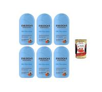 Bilboa Doposole Ohi Vita-mina Lot de 6 crèmes après-soleil longue durée avec multivitamine, peau hydratée, testée dermatologiquement - 200 ml + Italian Gourmet polpa 400gr