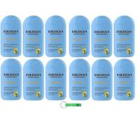 Bilboa Lot de 12 dosols après-soleil Carotissima - Bronzage longue durée avec bêta-carotène - Apporte le bronzage noir sur blanc - Testé dermatologiquement - 200 ml + porte-clés Beni Culinari