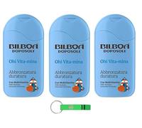 Bilboa Lot de 3 crèmes après-soleil Doposole Ohi Vita-mina, bronzage longue durée avec multivitamine, peau hydratée, testée dermatologiquement - 200 ml + porte-clés Beni Culinari
