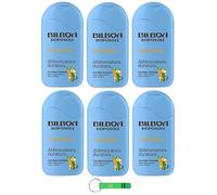 Bilboa Lot de 6 dosols après-soleil Carotissima - Bronzage longue durée avec bêta-carotène - Apporte le bronzage noir sur blanc - Testé dermatologiquement - 200 ml + porte-clés Beni Culinari