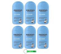 Bilboa - Lot de 6 dosols après-soleil Coccobello - Bronzage longue durée à l'huile de coco - Brillez avec un immense - Testé dermatologiquement - 200 ml + porte-clés Beni Culinari