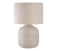 BILBY - Lampe a poser aspect pierre beige Beige