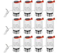BildeeMait Actionneur électrique intelligent pour systèmes de chauffage par le sol, moteur de valve M30 x 1,5 normalement fermé 230 V, fermeture automatique, s'adapte à la plupart des boîtes de