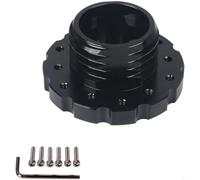 BildeeMait Adaptateur de volant Sim Racing en alliage d'aluminium pour Thrustmaster T300, T500, pour TS-PC, TX et pour TS Series Expérience de jeu réaliste Noir