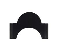 BildeeMait Alliage pour guidon de vélo, 31,8 mm pour tube rond avec vis M5, 10 20 mm, noir