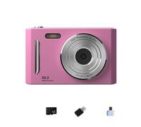 BildeeMait Appareil photo numérique rétro 4K 64 MP avec zoom 8x et fonction webcam pour débutants (violet 32G)