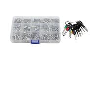 BildeeMait Assortiment de 345 + 18 broches de bornes mâles femelles 1/1,5/1,8/2,2/2,8/3,5 mm avec voiture bateau industriel