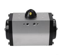 BildeeMait AT40 AT52 Actionneur pneumatique rotatif à 90° Valve en aluminium à double effet pour vannes à bille et papillon, argenté (GT75)