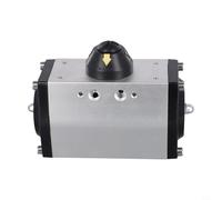 BildeeMait AT40 AT52 Actionneur pneumatique rotatif à 90° Valve en aluminium à double effet pour vannes à bille et papillon, argenté (GT52)