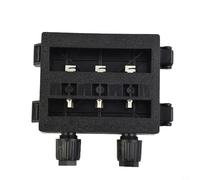 BildeeMait Boîte de jonction solaire PV pour 2 diodes 6,5 A 1000 V DC Connecteur pour panneaux 50 W-120 W IP65 résistant aux intempéries Boîtier PPO avec clip facile
