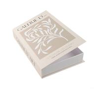 BildeeMait Boîte de rangement décorative imitation livre avec compartiment pour l'organisation de la maison et du bureau, 26 x 17 x 4 cm (805-2A51)