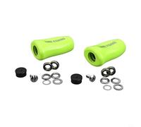 BildeeMait Bouton de moulinet rotatif pour Daiwa pour SLP WORKS, TATULA, ZILLION, FUEGO - 32,9 x 20,5 mm, 4,9 g (2 pièces, vert)