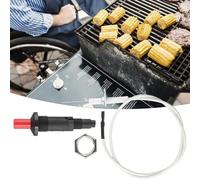 BildeeMait Bouton poussoir d'allumage piézo de rechange pour barbecue à gaz, four, cheminée et chauffage avec kit de montage