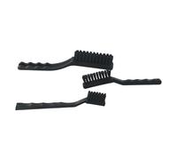 BildeeMait Brosse de nettoyage électronique antistatique noire, élimine la poussière des circuits imprimés lors de la mise à la terre statique, poils en fibre synthétique