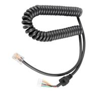 BildeeMait Câble de micro extensible spiralé pour radios Yaesu FT 7800 FT 8800 FT 8900, 40 150 cm extensible pour fil de rechange MH 48 MH 42 MH 36