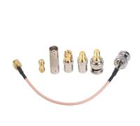 BildeeMait Câble mâle 150 mm vers BNC mâle avec kit d'adaptateur coaxial 5 pièces