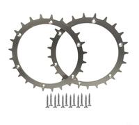 BildeeMait Clous antidérapants Yardforce 400RI 280R et Easymow 260 pour robots tondeuses à gazon, pointes en acier pour une meilleure prise en main