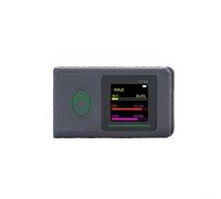 BildeeMait Compteur numérique de transmission de la lumière UV, testeur de barrière de film de fenêtre portable avec écran LCD et fonction de conservation des données, boîtier en ABS noir