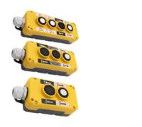 BildeeMait COP Interrupteur de commande de grue 2 A 5 A 250 V 500 V étanche à la pluie Grues de levage Atelier de construction COP-3B pour orange-jaune