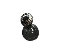 BildeeMait Couvercle de bouton de démarrage en fibre de carbone avec tige de traction en un clic pour interrupteur décoratif automobile (A)