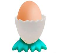 BildeeMait Forme de poulet amusante pour support à œufs, de qualité alimentaire pour petit déjeuner en polypropylène pour coquetier et adultes, adorable décoration de cuisine et de salle à manger