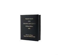 BildeeMait Ishihara - Livre de test de daltonisme 2026, kit de dépistage de vision optométrie à 38 plaques pour carence rouge-vert, examen oculaire professionnel