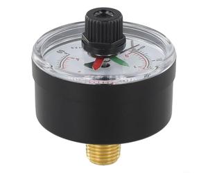BildeeMait Jauge de pression de piscine Hayward ECX2712B1 de rechange pour filtres à sable DE 0 à 60 psi, lunette tournante, construction en laiton, face de 5,1 cm